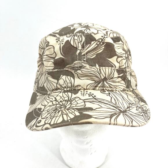 Koolaburra Flower Camo Women's Cotton Brown and Cream Cap 57cm/one size - Picture 2 of 6